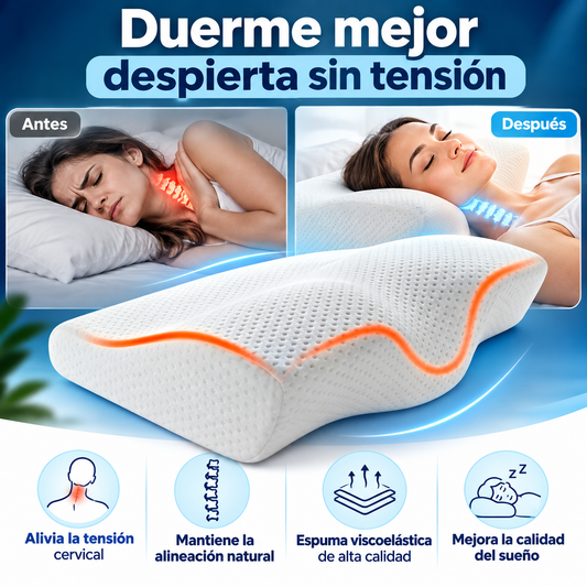 Almohada Cervical Viscoelástica — Blessedia | Descansa bien. Despierta mejor.